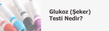 Glukoz (eker) Testi Nedir?